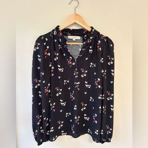 LOFT Floral Blouse